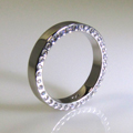 Custom Platinium Diamond Wedding Band